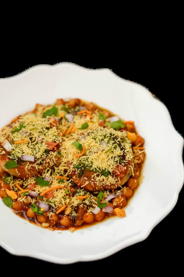 Aloo Tikki Chaat.